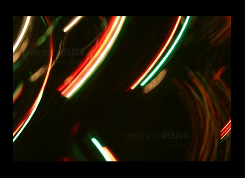 Abstract photograph of lights